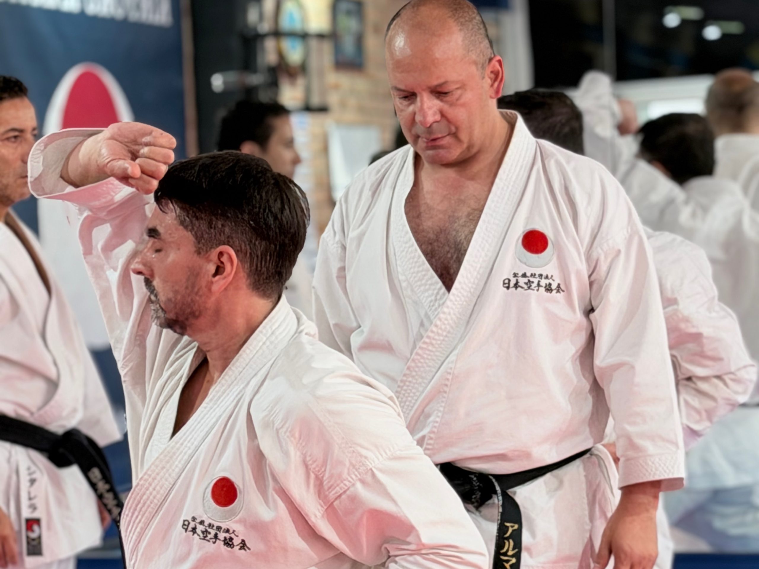 Adultos practicando Karate Tradicional en Kiryoku Karate en Bogotá